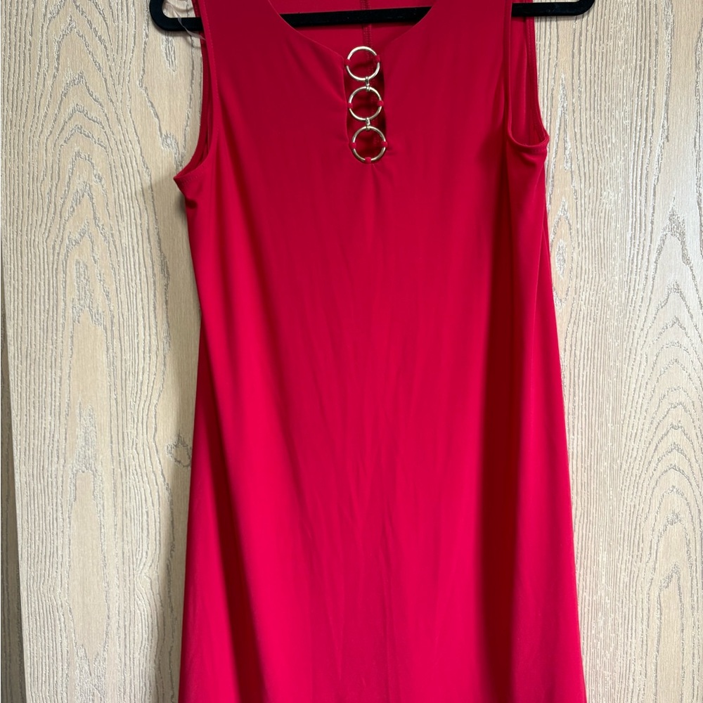 MSK Pink Sleeveless Sheath Mini Dress